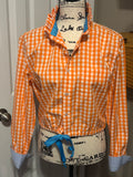 Ladies Up-cycled Men's Shirt Size Small